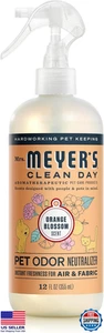 Spray eliminador de olores para mascotas perfumado a flor de azahar, 16 oz - ingredientes naturales - Imagen 1 de 10