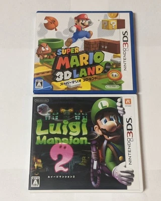 Nintendo 3DS Lote de 2 - Super Maro Land 3D y Luigi Mansion 2 - DGcx124 Foto 1 de 4