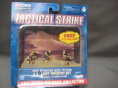 CORGI TACTICAL STRIKE 2003 IRAQI FREEDOM US ARMY 1/64 SCALE MINT IN BOX @ - Image 1 of 4