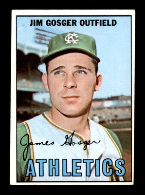 1967 Topps #17 Jim Gosger  VG/VGEX X3242954 - Image 1 of 3