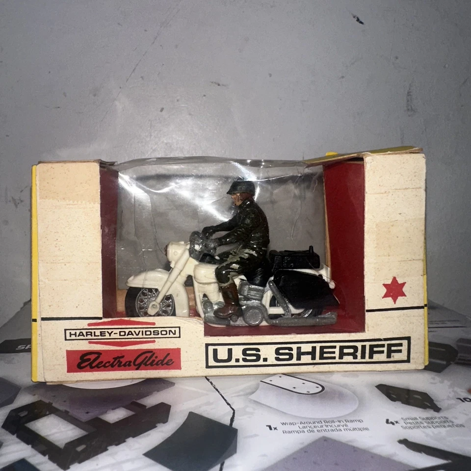 Harley Davidson U.S. Sheriff - Raro De colección Escala 1:32, Gran Bretaña 9692, Inglaterra Foto 1 de 4