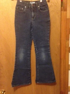 Jordache jeans size 6 low rise flare waist 22 inseam 24 1/2 girls - Picture 1 of 2