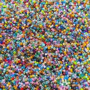 Miyuki Delica Seed Beads Glass #11 Mixed Colors. Sold per 7.2-Gram Package. - Picture 1 of 4