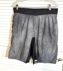 Lululemon Shorts Large Herren grau T.H.E Short ohne Futter 9" melierte Textur gebraucht, in einwandfreiem Zustand - Bild 1 von 14
