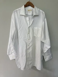 Michael Kors Herren Hemd weiß Größe 20 Button Down 34/35 bügelfrei - Bild 1 von 8