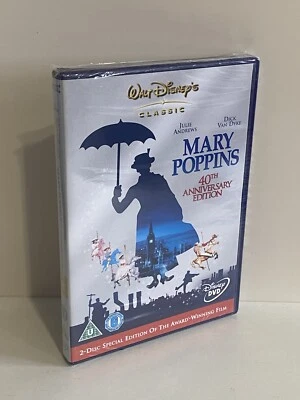 Walt Disney - Mary Poppins - 40th Anniversary Edition DVD - Factory Sealed - Image 1 of 2