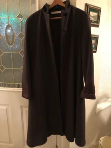Larry Levine Wool Trench, Size 8, Rarely Worn, One Owner, FREE SHIPPING  - Picture 1 of 3
