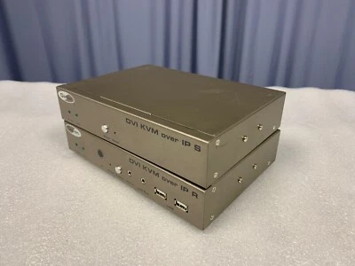 Gefen EXT-DVIKVM-LAN-LTX - DVI KVM over IP - Sender & Receiver Package - Image 1 of 4