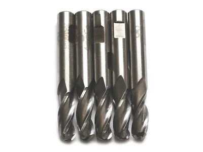 >> 5x Clarkson Kugelfräser Radiusfräser Ø 6 mm R3 Z3 HSSE Schaft Fräser 648 < - Bild 1 von 3