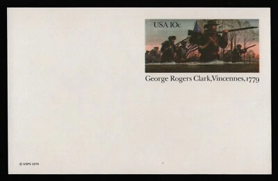 #UX78 10c George Rogers Clark, Mint **ANY 5=FREE SHIPPING** - Image 1 of 2