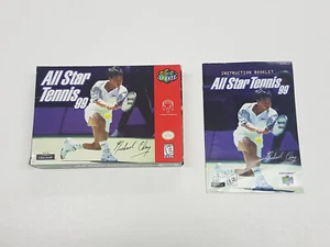 All Star Tennis 99 N64 Nintendo 64 Box & Manual Only - Picture 1 of 14
