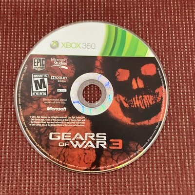Gears of War 3 (Xbox 360, 2011) Disc Only - Image 1 of 2