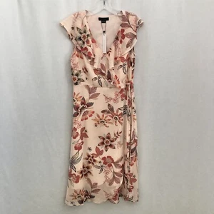 Sanctuary Pink Floral Jolynn Dress Midi Faux Wrap Size 8 NWT - Picture 1 of 12