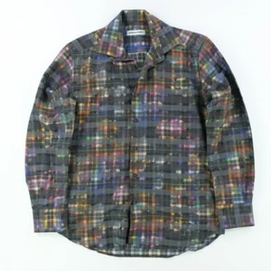 International Laundry Men's LS Button Down Black Multi Color Plaid Sz. Medium - Picture 1 of 6