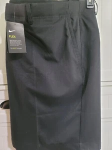 Mens Nike Embroidered Flex Golf Shorts NEW Black Size 50 - Picture 1 of 2