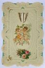 Beautiful Victorian Paperlace Valentine Card, 1851. Larger Size