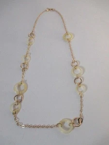 Collar Banana Republic para mujer con capas de eslabones de oro crema nuevo con etiquetas 45,00 - Imagen 1 de 5