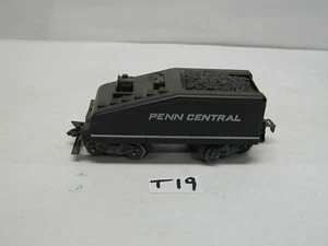 Marx Penn Central Sloped Back Coal Tender O Gauge 8 Wheel PK Couplers Striped - Picture 1 of 1
