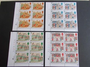 GB 1986 900th Anniv of Domesday Book Set of 4 in Cylinder Blocks of 6 Superb U/M - Picture 1 of 1