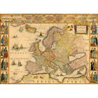 Map Blaeu 1664 Europe Old Historic Large Replica Poster Print