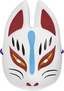 Clearstone Byakko Half Face Fox Mask Kitsune PVC Omatsuri Land White Japan NEW - Picture 1 of 2