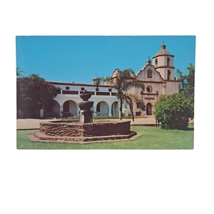 Tarjeta postal Mission San Luis Rey de Francia Oceanside California llamada así por Luis IX - Imagen 1 de 2