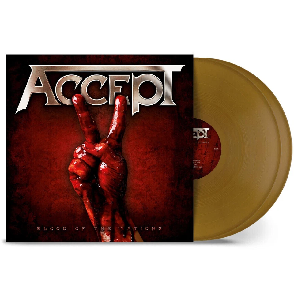 ACCEPT - Blood Of The Nations (Lim. Ed.) (2023) 2 LP Vinyle Doré Précommande - Photo 1/1