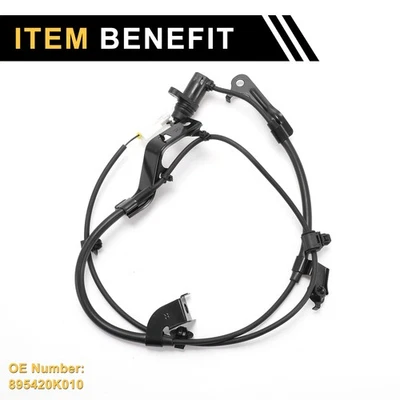 Sensor de velocidad de rueda ABS Nº895420K010 para Toyota Hilux 2005-2014 delantero derecho Foto 1 de 4