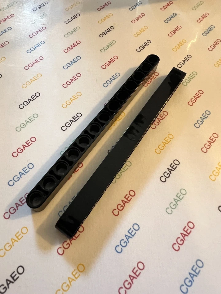 2 X Lego 41239 Technic, Liftarm 1 x 13 Thick - BLACK - Photo 1/1