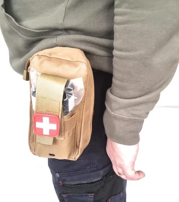 Tactical First Aid Kit Medical Survival Pouch Tasche Neu mit allem Equipment gut