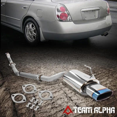 Se adapta a Nissan Altima 2002-2006 2.5 [5.75" OVALADO RODADO PUNTA QUEMADA]S escape Catback Foto 1 de 4