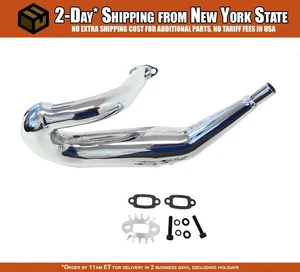 Tubo afinado de acero cromado de salida trasera Q-Baja - Imagen 1 de 1