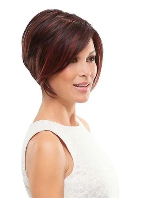 OPEN BOX CLEARANCE - Ignite Wig by Jon Renau Straight Short Lace Front 14/26 - Image 1 of 4