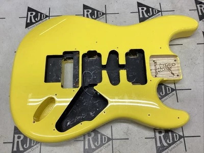 Warmoth Strat电吉他琴体黄灰 — 第 1/4 张图片