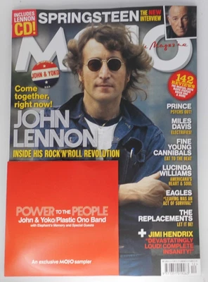 Mojo magazine Dec 2025 John Lennon, Prince, Springsteen, Lucinda Williams + CD