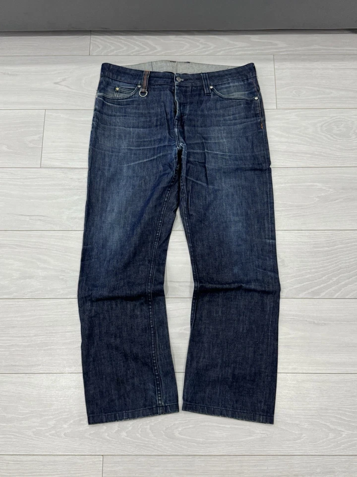 Jeans Y-3 Yohji Yamamoto Archival Denim Azul Desteñido Marca Japonesa Talla 34 Para hombres’s  Foto 1 de 4
