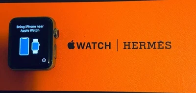 Apple Watch Series 2 Hermes 42mm Stainless Steel. No leather strap - Image 1 of 3