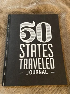50 STATES TRAVELED JOURNAL Vacation Adventures USA Travel Trip NEW - Picture 1 of 4