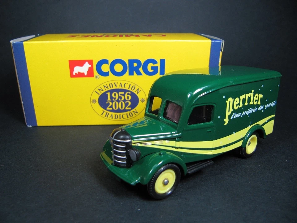 CORGI BEDFORD 30 CWT VAN PERRIER - CAMIONES DE ANTAÑO - 1/64 VINTAGE MODEL - Imagen 1 de 1