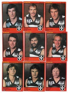 1982 Scanlens GEELONG Team Set (15 Cards) - Picture 1 of 4