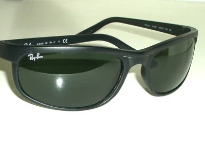 RAY-BAN RB2027 W1847 62[]19 MATTE BLACK PS2 G15 CRYSTAL PREDATOR WRAP SUNGLASSES - Image 1 of 4
