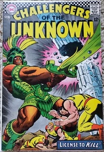 CHALLENGERS OF THE UNKNOWN #56 VF 8.0 DC 7/1967 - Picture 1 of 2