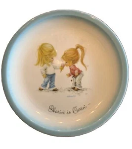 Vintage Plate Sharin Is Carin Gigi American Greetings 1972 Cottagecore Decor - Picture 1 of 3