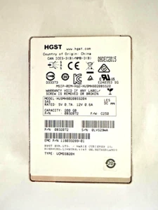HGST 200GB Write-Intensive 25DWPD 12G SAS SSD HUSMH8020BSS204 99% Life ZFS SLOG - Afbeelding 1 van 2