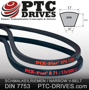 SPB 1250 Lw (16,3 x 1250 mm) Schmalkeilriemen nach DIN 7753 - Bild 1 von 2