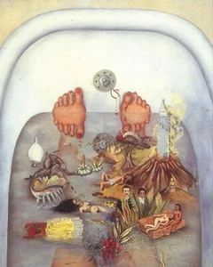 Impresión o lienzo - Lo que el agua me dio, 1938 por Frida Kahlo - Imagen 1 de 1
