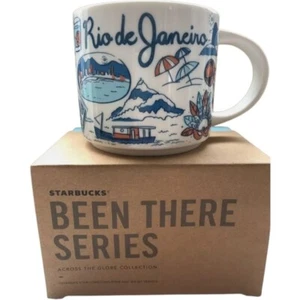 Starbucks Cup Been There Rio de Janeiro Brazil 14oz Ceramic Mug NEW - Picture 1 of 6
