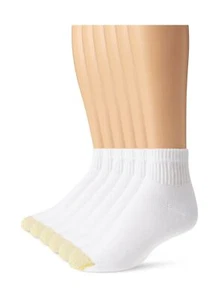 Gold Toe Herren 656p Baumwolle Viertel Sportsocken 6er Pack weiß Maschinenwäsche - Bild 1 von 4