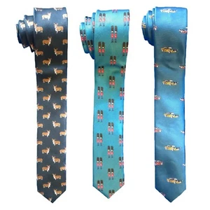 Next Boys Tie Formal Party Wedding Novelty Dino Car London Soldier 1 - 16 Years - Picture 1 of 35