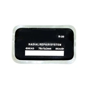 R-16 Heavy Duty Radial ply Tire Repair Adhesive Tyre Patch 5" x 13" 2PCS - Foto 1 di 1